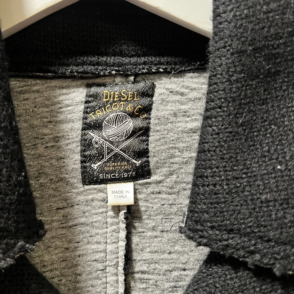 Diesel Black Double-Breasted sweater - Picture 2 of 4